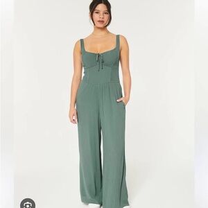 Green Hollister Jumpsuit size L new with tags